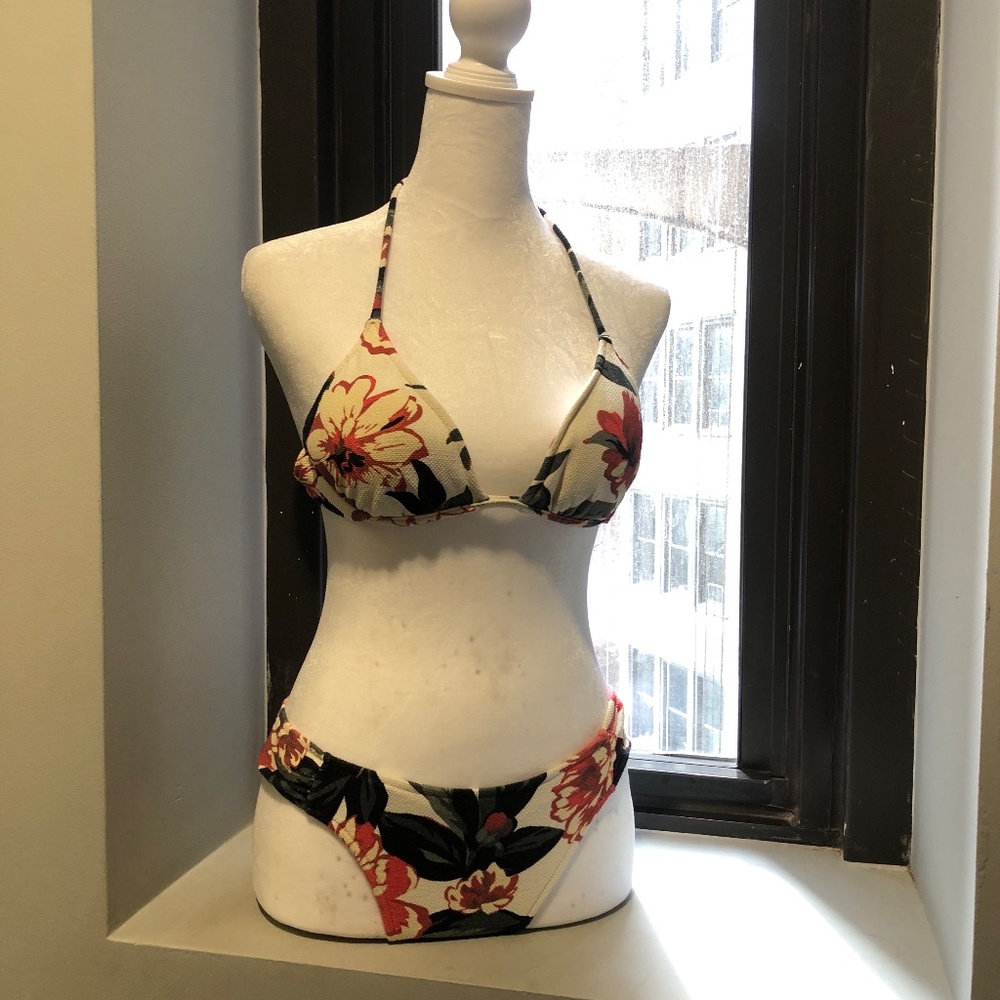 Salinas Bikini 3-piece set | Tropical print | SzS